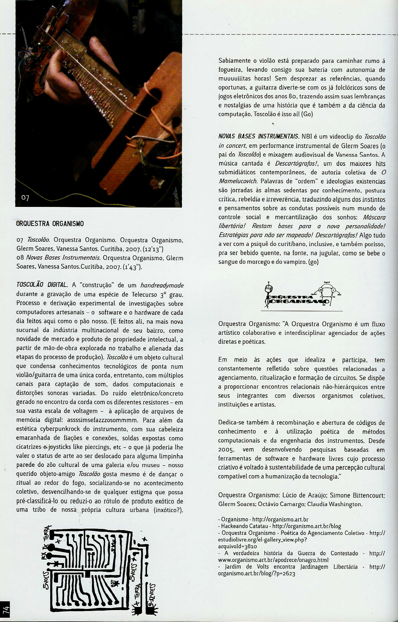 Orquestra Organismo - Catálogo Circuitos Compartilhados